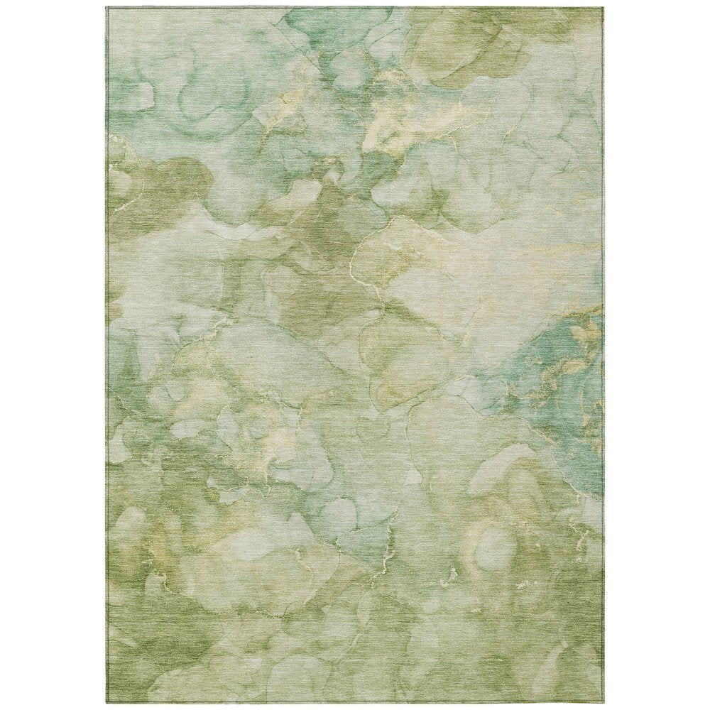 Machine Washable Indoor/Outdoor Chantille ACN2018 Aloe 10' x 14' Rug