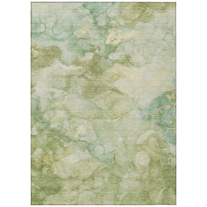 Machine Washable Indoor/Outdoor Chantille ACN2018 Aloe 10' x 14' Rug