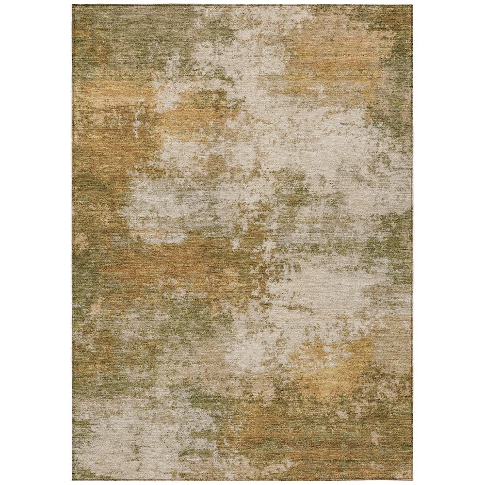 Machine Washable Indoor/Outdoor Chantille ACN2064 Copper 10' x 14' Rug