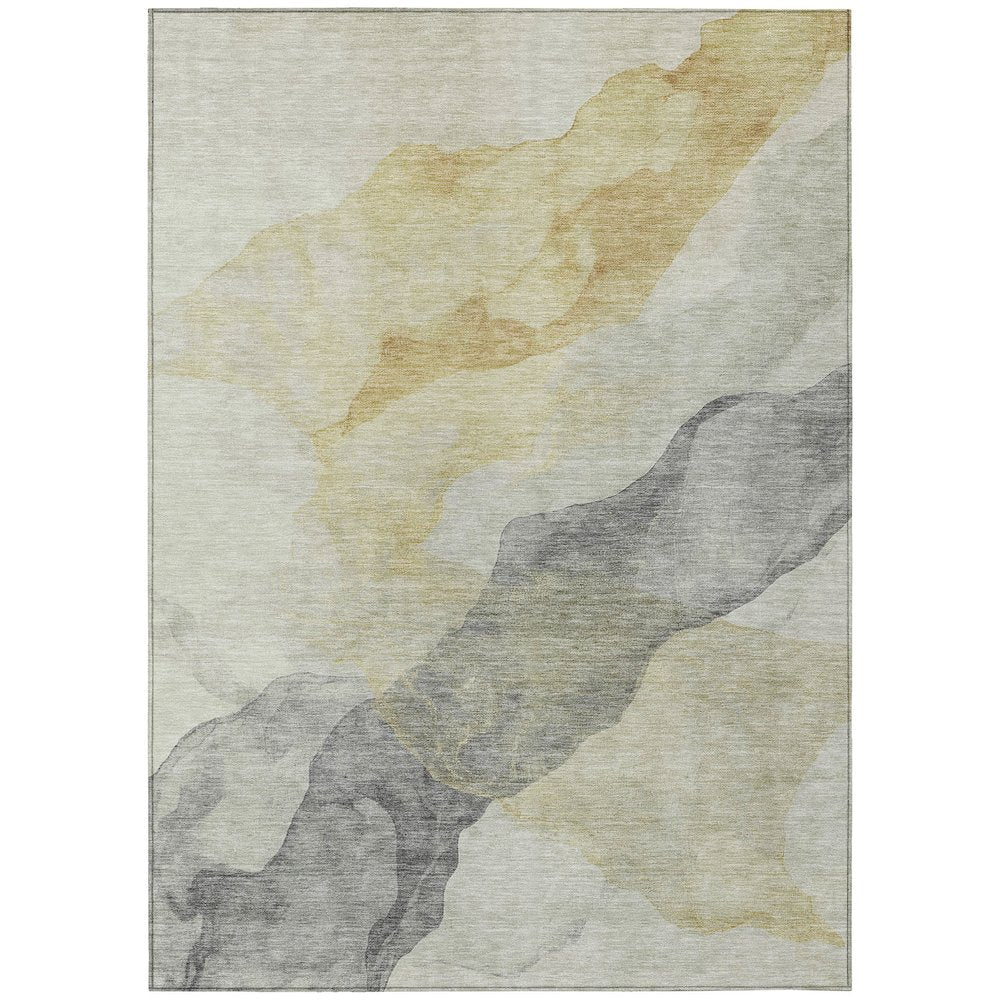 Machine Washable Indoor/Outdoor Chantille ACN2109 Beige 10' x 14' Rug