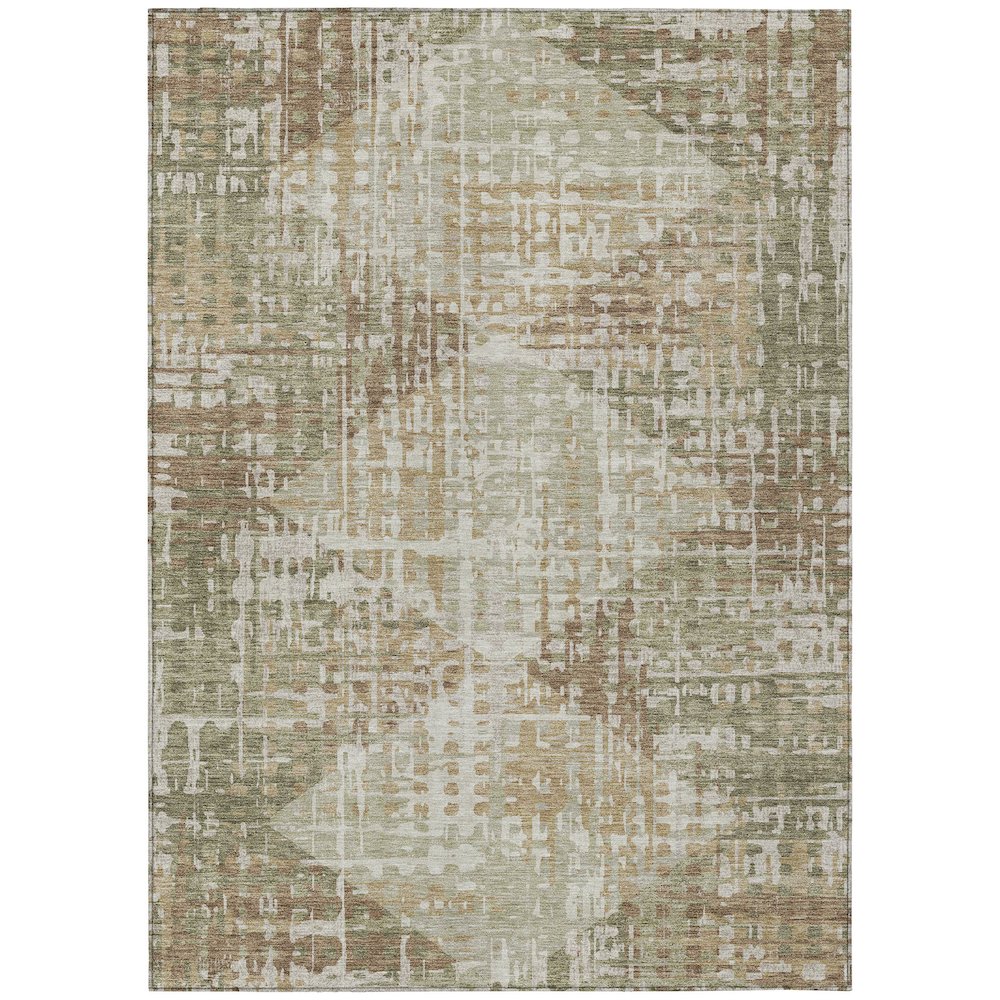 Machine Washable Indoor/Outdoor Chantille ACN2116 Fern 10' x 14' Rug