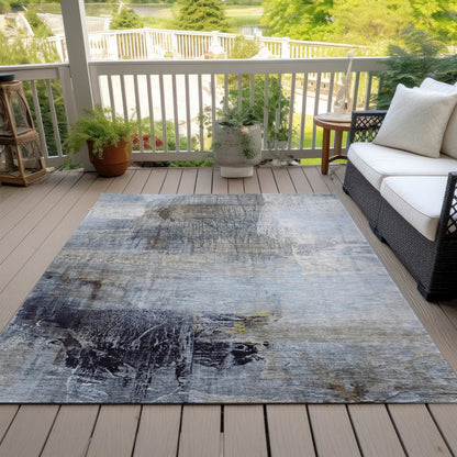 Machine Washable Indoor/Outdoor Chantille ACN2117 Sky 10' x 14' Rug