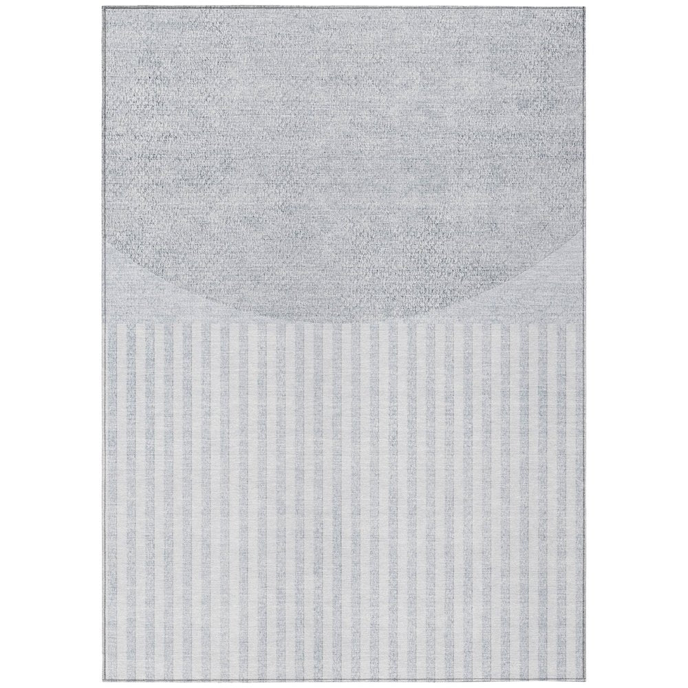 Machine Washable Indoor/Outdoor Chantille ACN2134 Blue 10' x 14' Rug