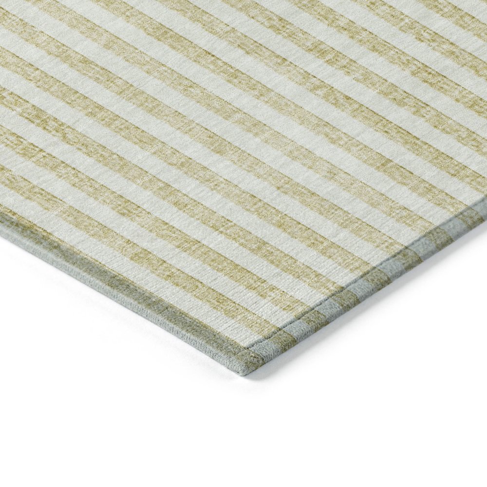 Machine Washable Indoor/Outdoor Chantille ACN2134 Wheat 8' x 8' Round Rug