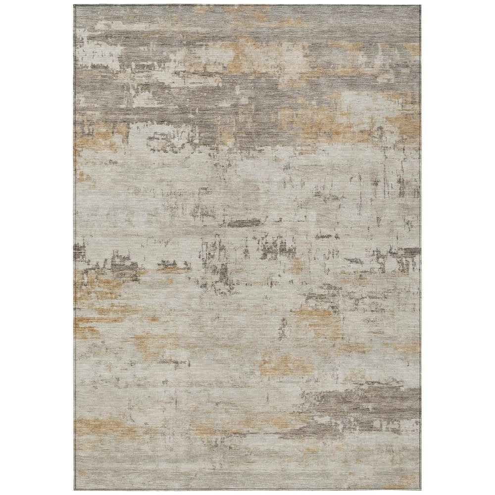 Machine Washable Indoor/Outdoor Chantille ACN2145 Putty 10' x 14' Rug