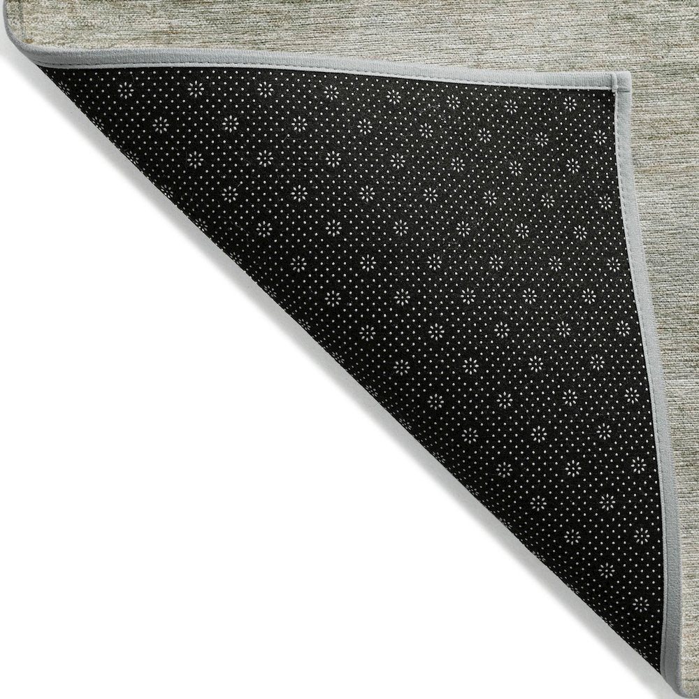 Machine Washable Indoor/Outdoor Chantille ACN2154 Putty 8' x 8' Round Rug