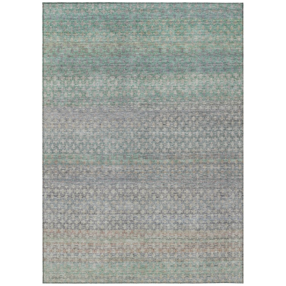Machine Washable Indoor/Outdoor Chantille ACN2158 Beige 10' x 14' Rug