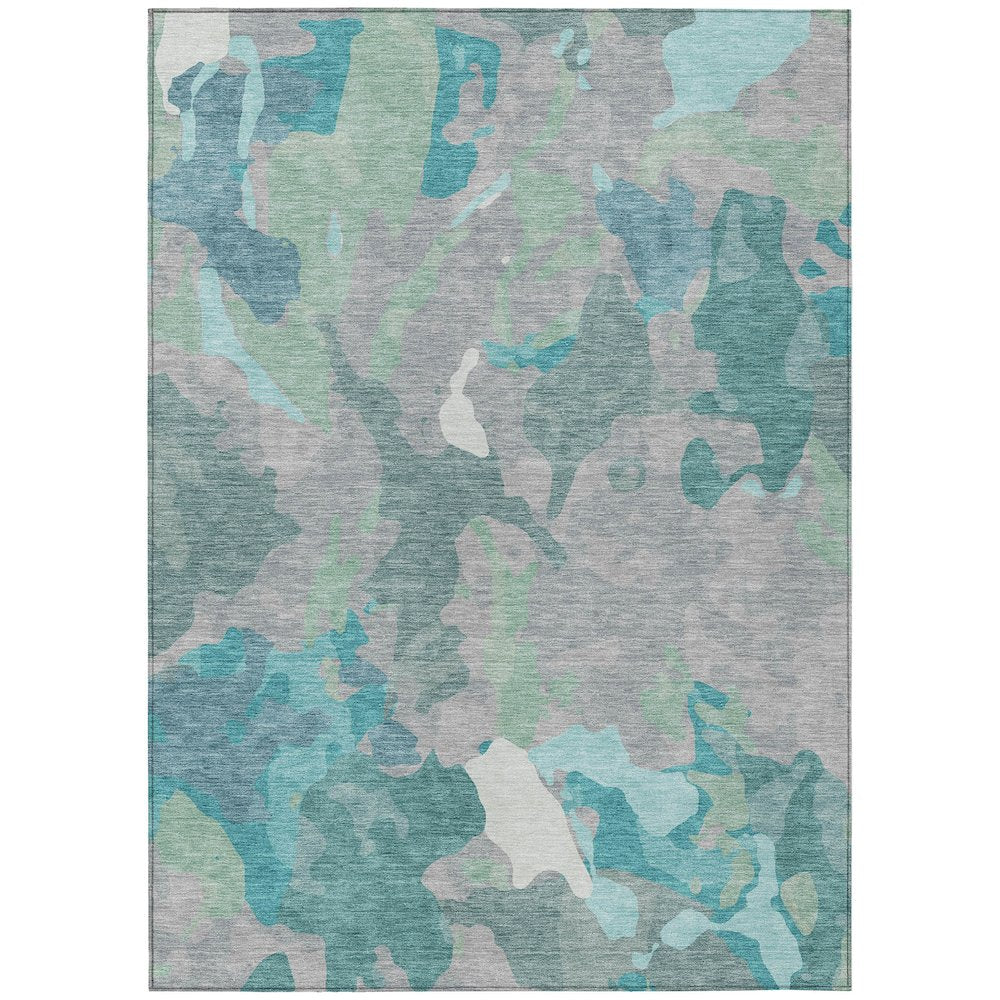 Machine Washable Indoor/Outdoor Chantille ACN2161 Taupe 10' x 14' Rug