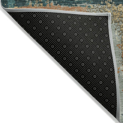 Machine Washable Indoor/Outdoor Chantille ACN2212 Seafoam 8' x 8' Round Rug