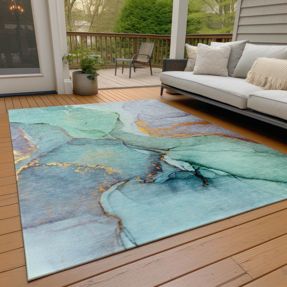 Chantille ACN506 Teal 10' x 14' Rug
