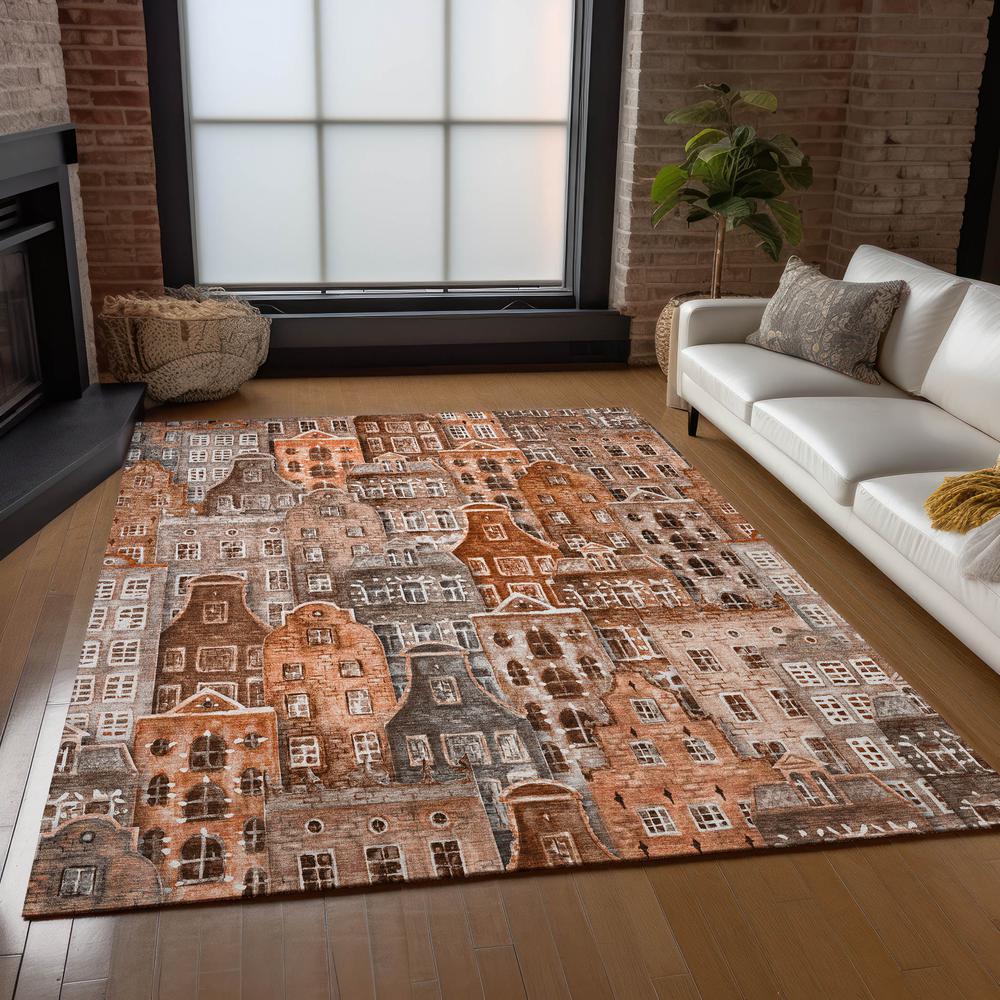 Chantille ACN600 Orange 10' x 14' Rug