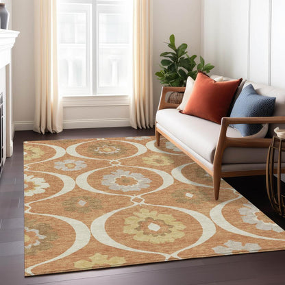 Chantille ACN858 Orange 10' x 14' Rug