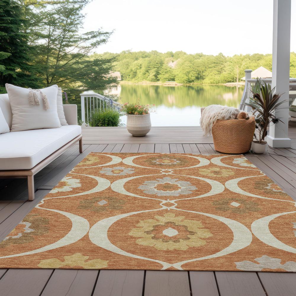 Chantille ACN858 Orange 10' x 14' Rug