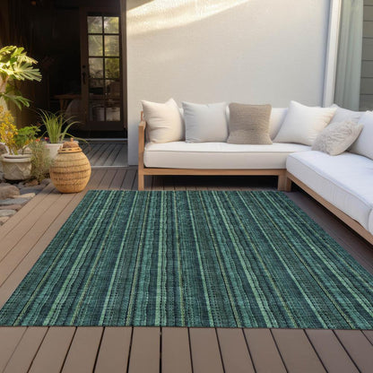Chantille ACN982 Teal 10' x 14' Rug