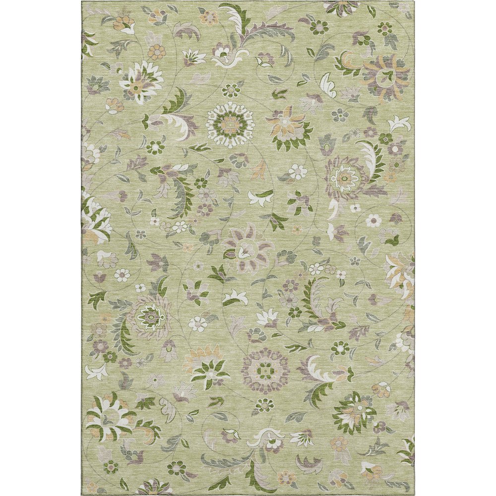 Premium Machine Washable Mayfield AMF1006 Aloe 10' x 14' Rug