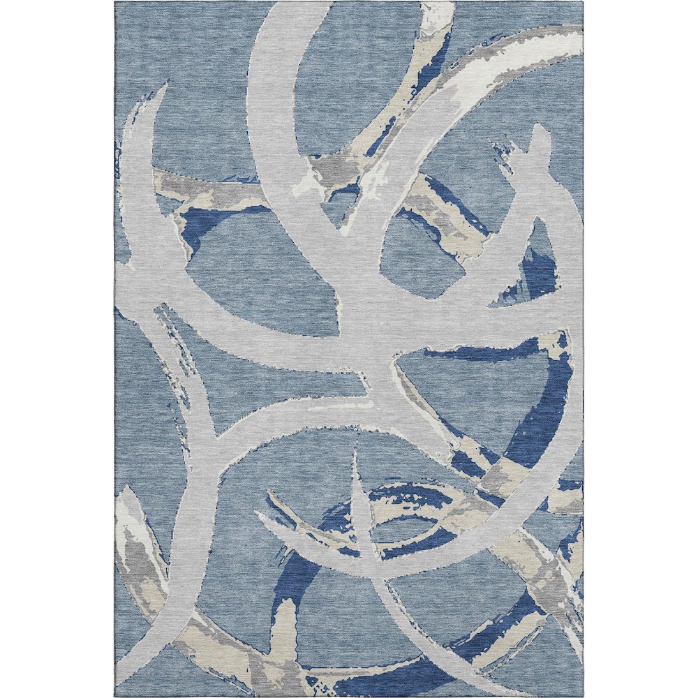Premium Machine Washable Mayfield AMF1022 Denim 10' x 14' Rug