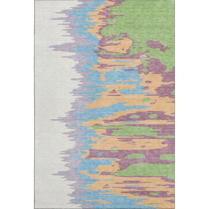 Premium Machine Washable Mayfield AMF1050 Peach 10' x 14' Rug