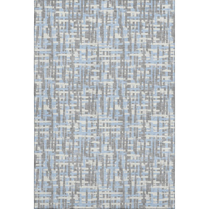 Premium Machine Washable Mayfield AMF1060 Silver 10' x 14' Rug