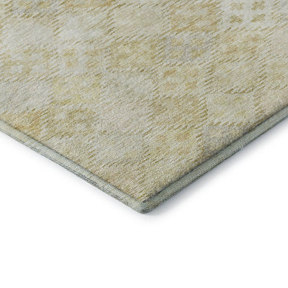 Premium Machine Washable Mayfield AMF1081 Linen 8' x 8' Round Rug