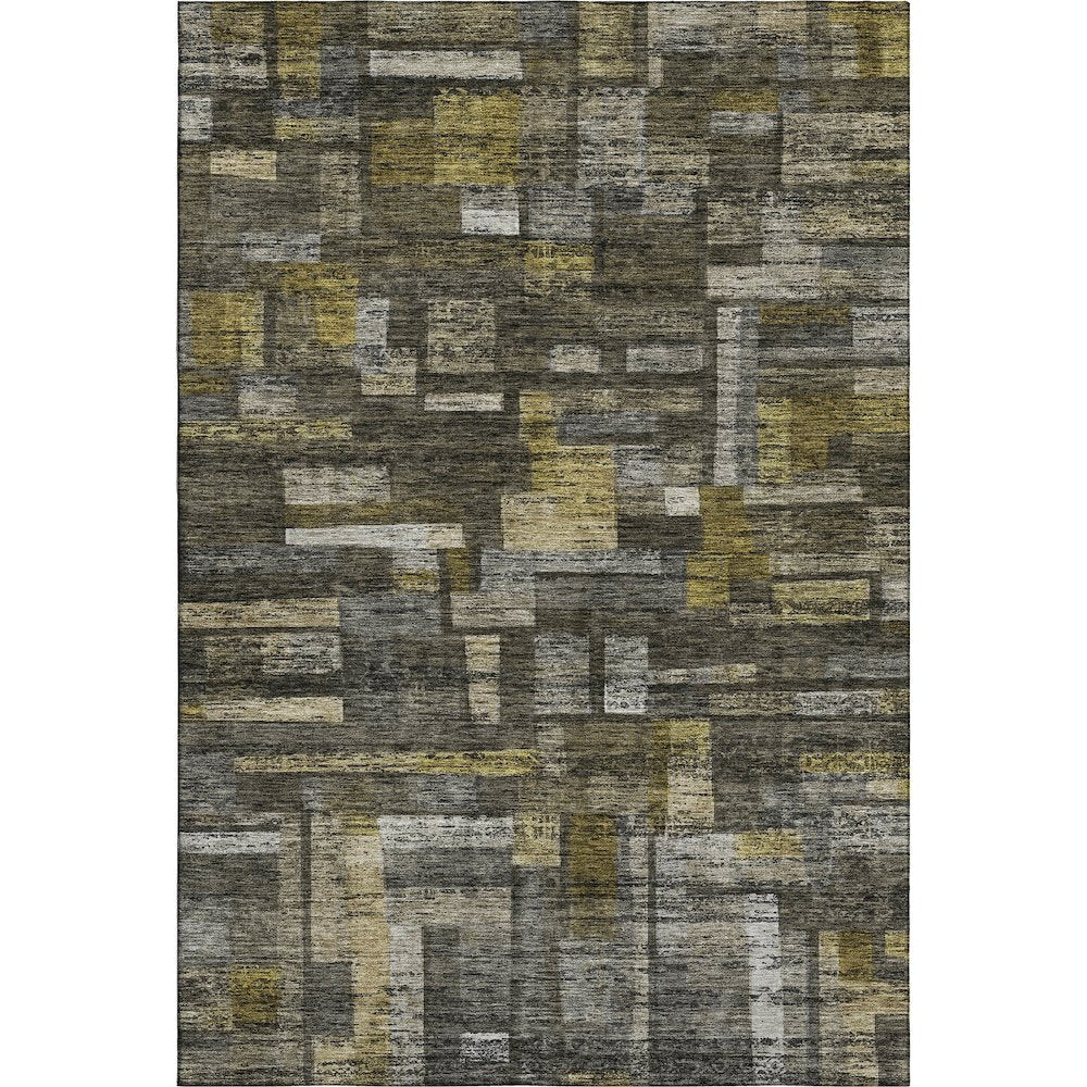Premium Machine Washable Mayfield AMF1090 Charcoal 10' x 14' Rug