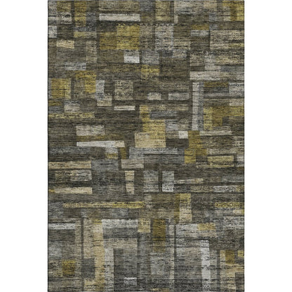 Premium Machine Washable Mayfield AMF1090 Charcoal 10' x 14' Rug