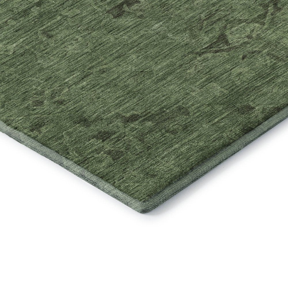 Premium Machine Washable Mayfield AMF1111 Fern 8' x 8' Round Rug