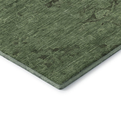 Premium Machine Washable Mayfield AMF1111 Fern 8' x 8' Round Rug