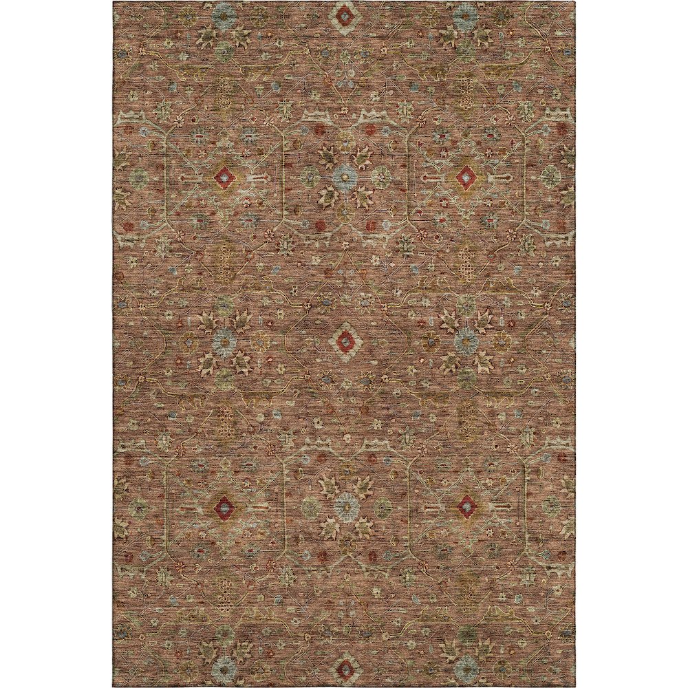 Premium Machine Washable Mayfield AMF1130 Paprika 10' x 14' Rug