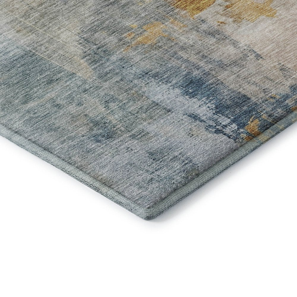 Premium Machine Washable Mayfield AMF1160 Linen 8' x 8' Round Rug