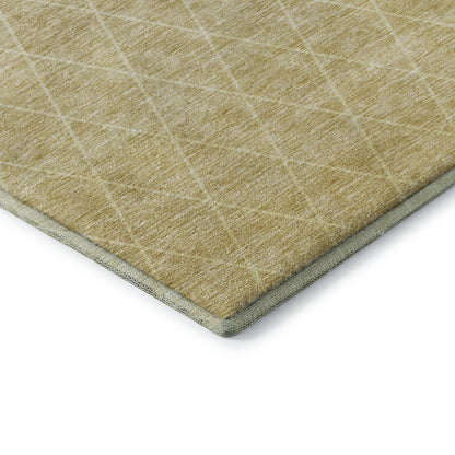 Premium Machine Washable Mayfield AMF1175 Wheat 8' x 8' Round Rug