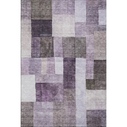 Premium Machine Washable Mayfield AMF1190 Eggplant 10' x 14' Rug