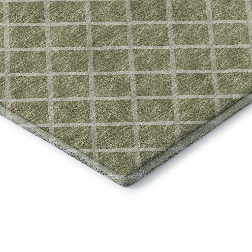 Premium Machine Washable Mayfield  Aloe 8' x 8' Round Rug