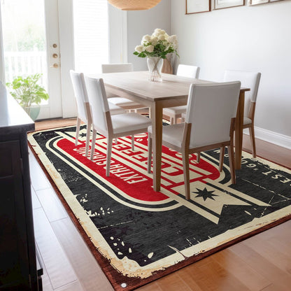 Premium Machine Washable Mayfield  Midnight 10' x 14' Rug