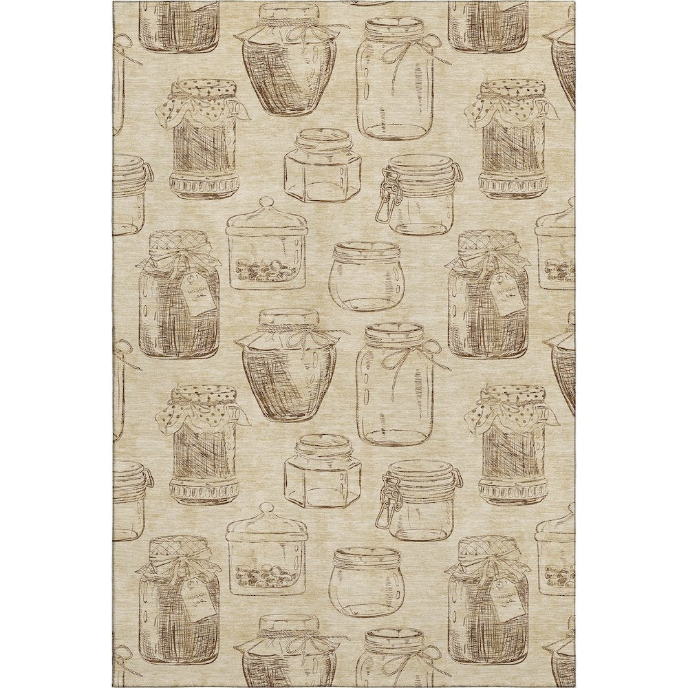 Premium Machine Washable Mayfield  Beige 10' x 14' Rug