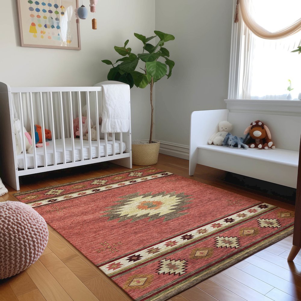 Premium Machine Washable Mayfield  Spice 10' x 14' Rug