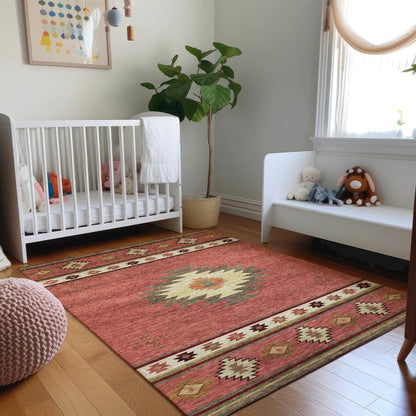 Premium Machine Washable Mayfield  Spice 10' x 14' Rug