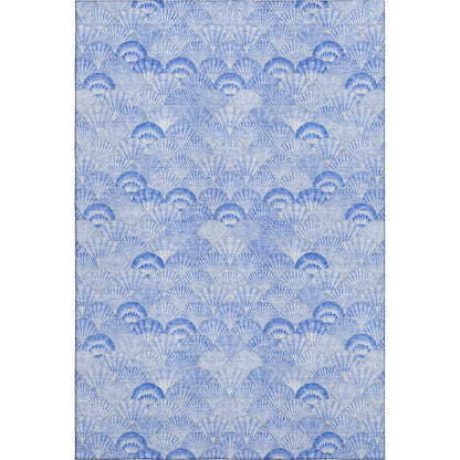 Premium Machine Washable Mayfield  Blue 10' x 14' Rug