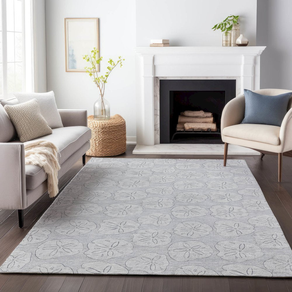 Premium Machine Washable Mayfield  Gray 10' x 14' Rug