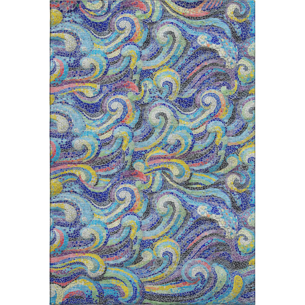 Premium Machine Washable Mayfield  Ocean 10' x 14' Rug