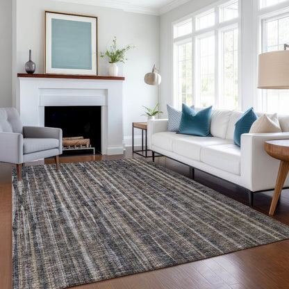 Premium Machine Washable Mayfield  Brown 10' x 14' Rug