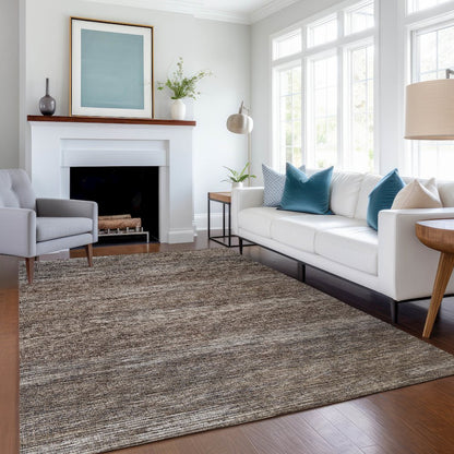 Premium Machine Washable Mayfield  Brown 10' x 14' Rug