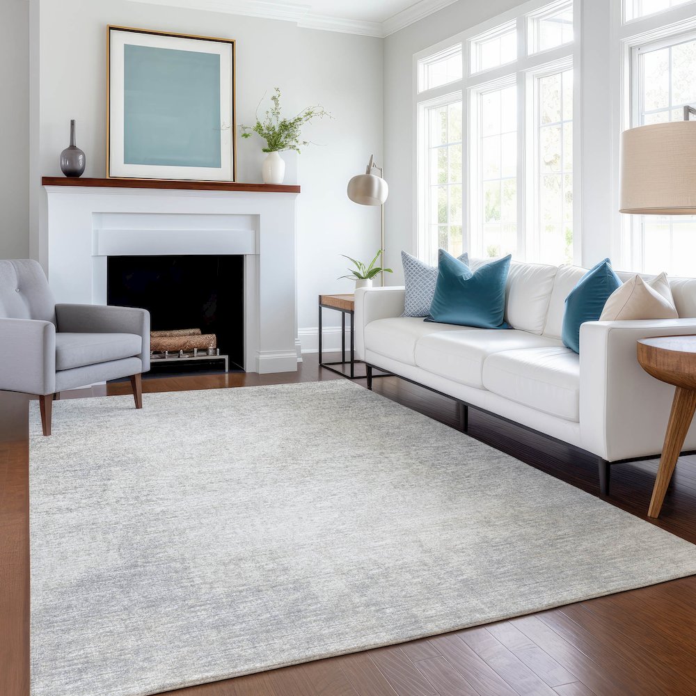 Premium Machine Washable Mayfield  Gray 10' x 14' Rug