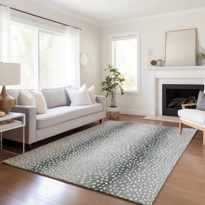 Premium Machine Washable Mayfield  Gray 10' x 14' Rug