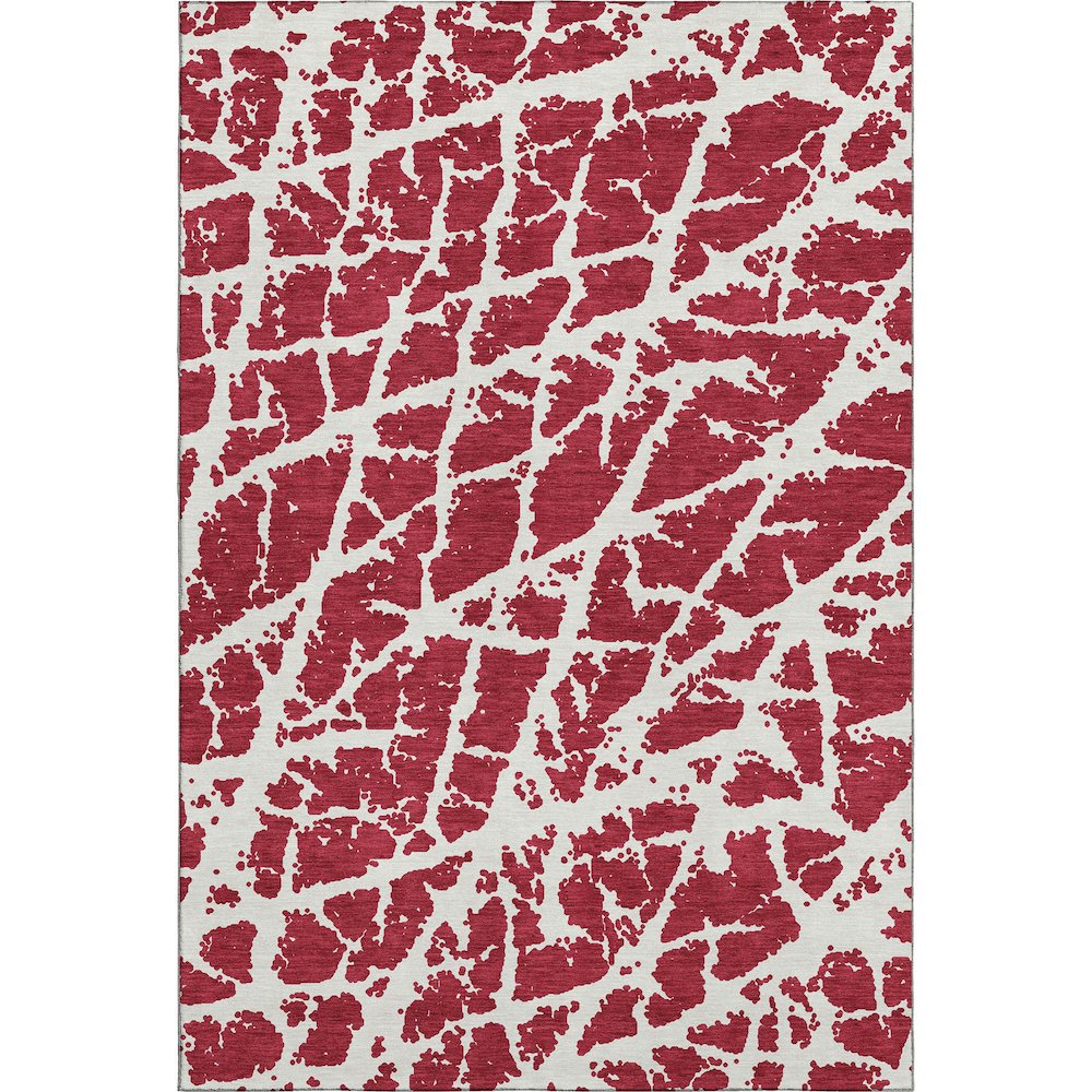 Premium Machine Washable Mayfield  Red 10' x 14' Rug