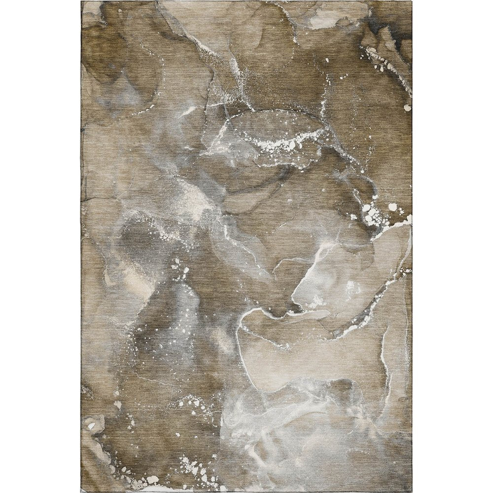 Premium Machine Washable Mayfield  Brown 10' x 14' Rug