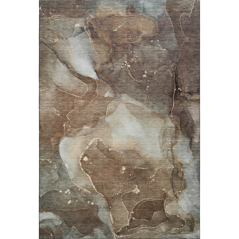 Premium Machine Washable Mayfield  Brown 10' x 14' Rug