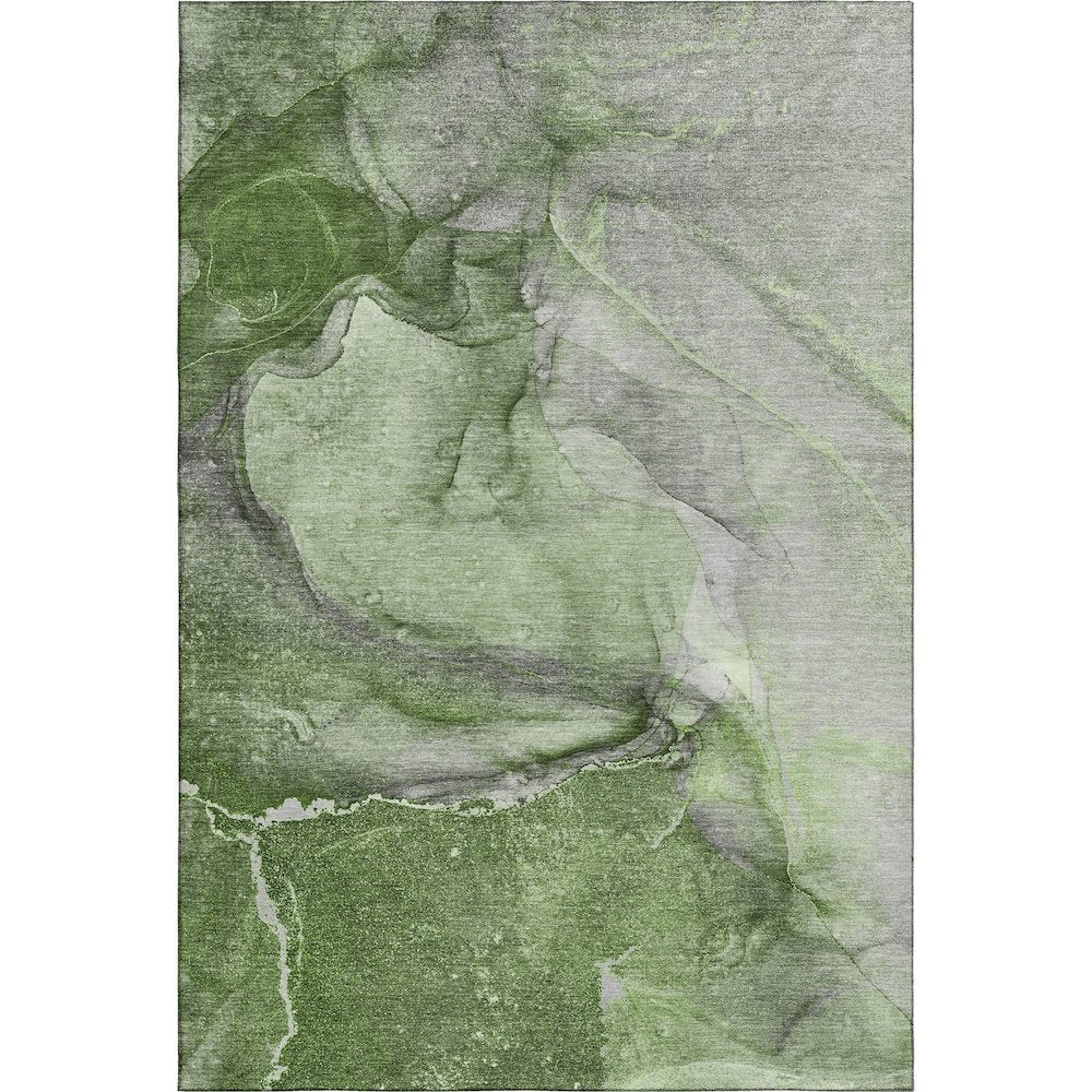 Premium Machine Washable Mayfield  Olive 10' x 14' Rug