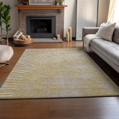 Premium Machine Washable Mayfield  Wheat 10' x 14' Rug