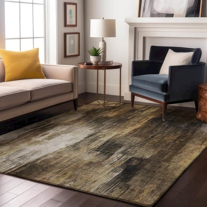 Premium Machine Washable Mayfield  Chocolate 10' x 14' Rug