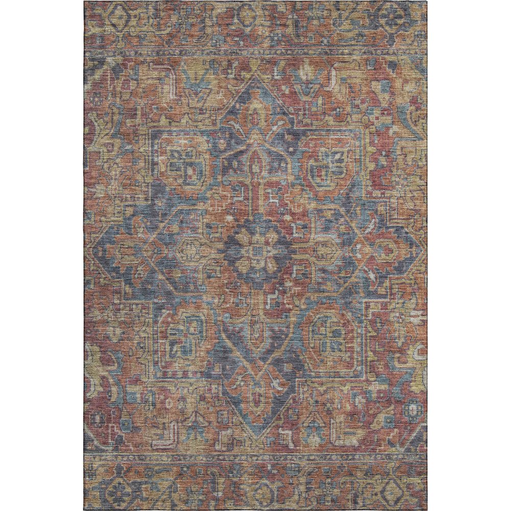 Premium Machine Washable Mayfield  Red 10' x 14' Rug